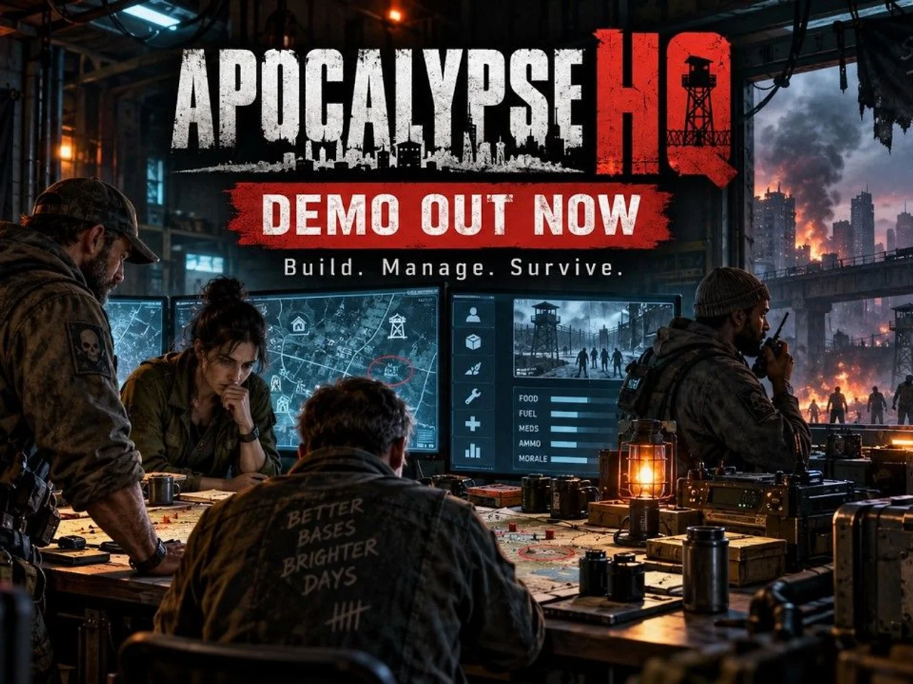 Apocalypse HQ ouvre sa démo : vingt jours pour découvrir si votre base survivra à vos propres décisions