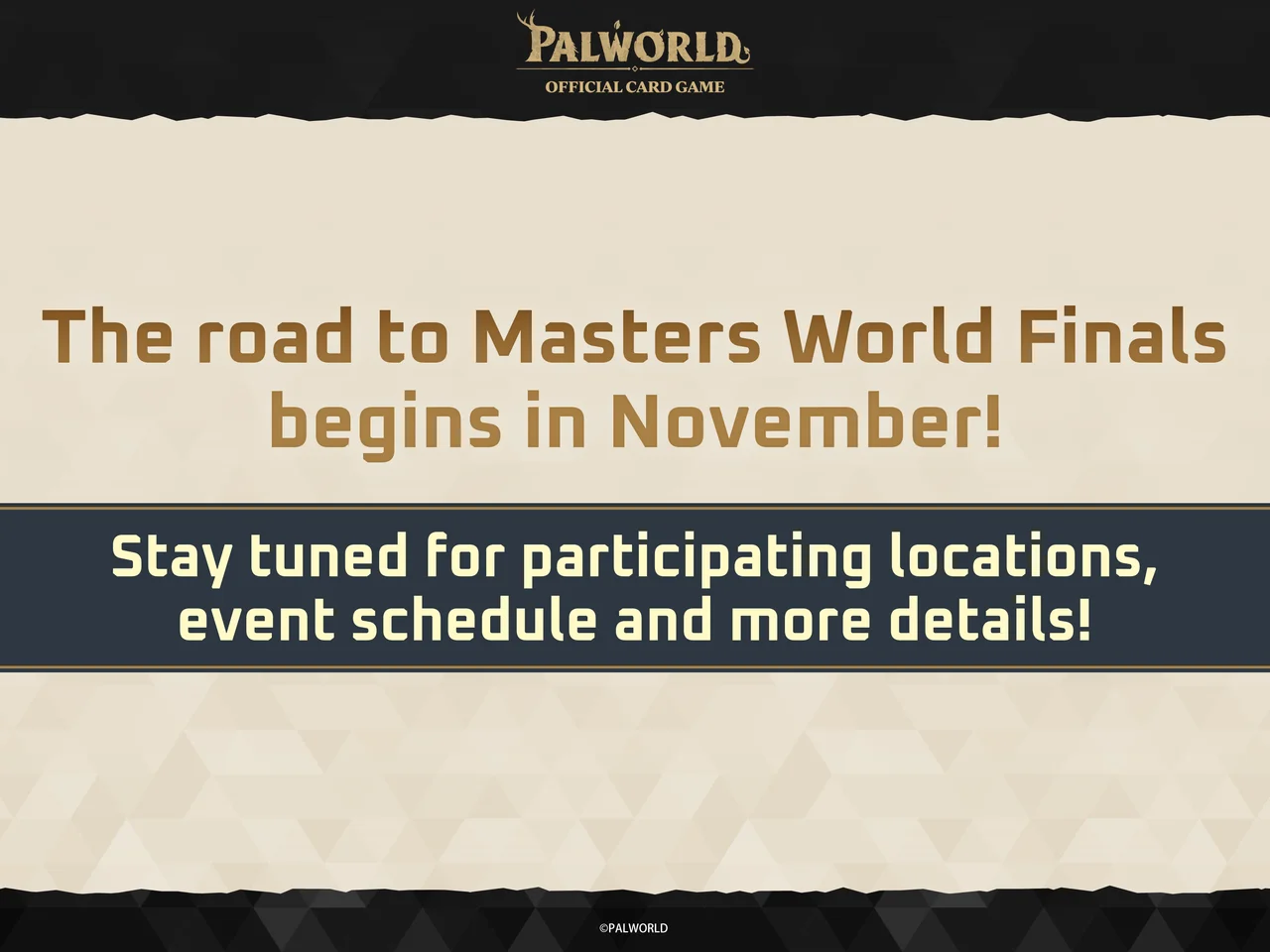 The Palworld card game is already preparing to crown its first world champion