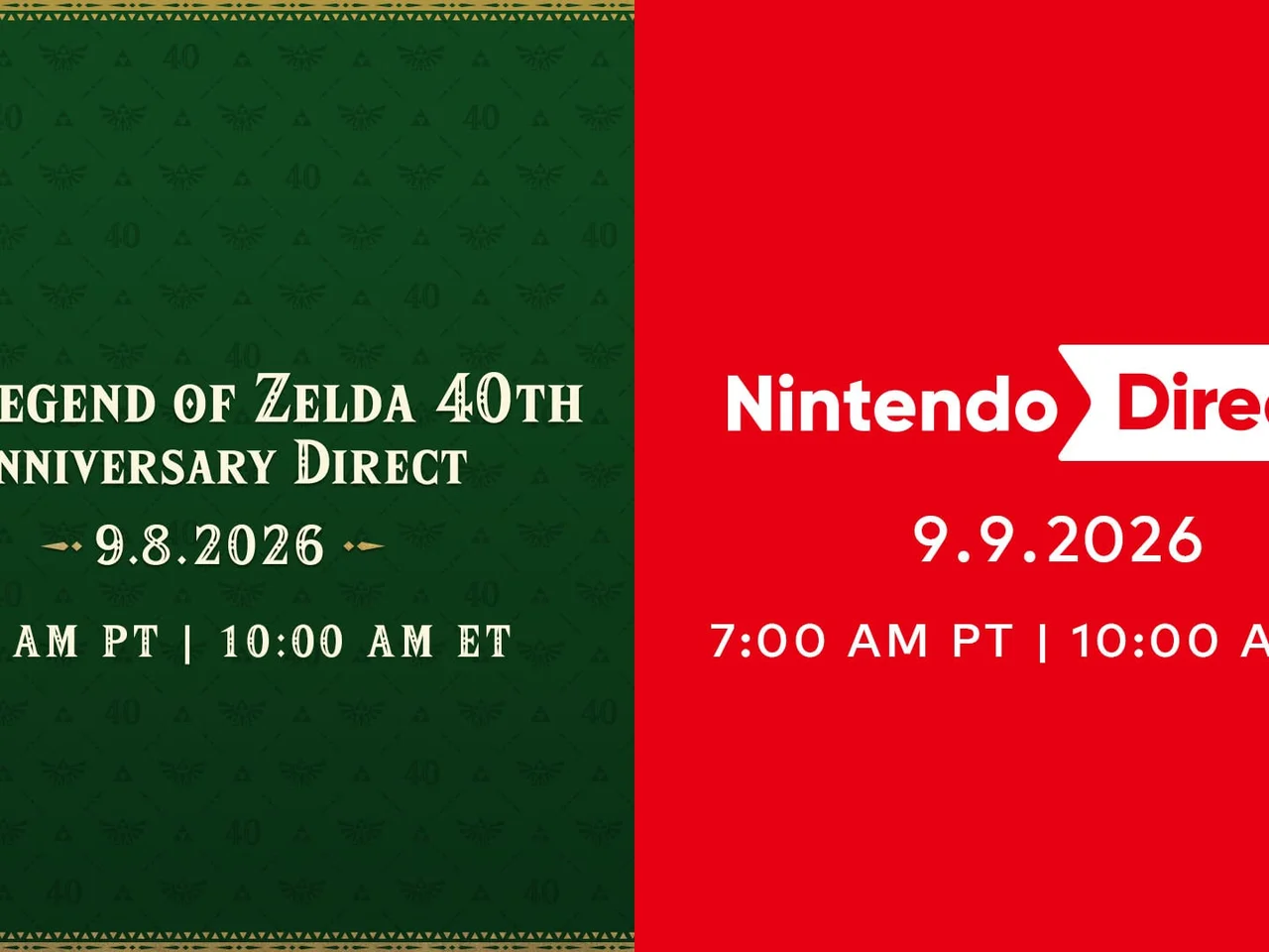 Nintendo enchaîne deux Direct en 48 heures : Zelda fête ses 40 ans avant le grand rendez-vous Switch 2
