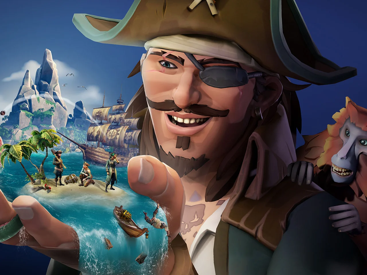 Sea of Thieves pousse encore Custom Seas : Rare donne presque les clés du serveur aux joueurs