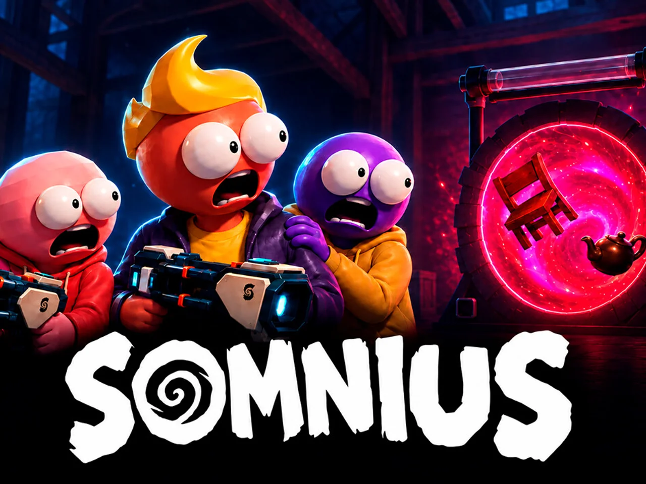 SOMNIUS turns furniture into ammo, time and co-op trouble